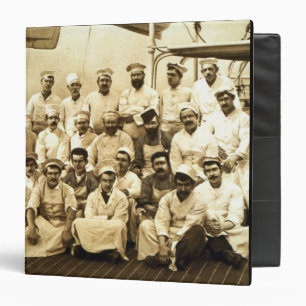 Classeur Les cuisiniers du bateau à bord de R.M.S. Teutonic