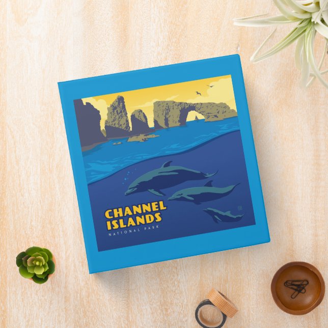 Classeur Les dauphins du parc national des îles Channel (In Situ)