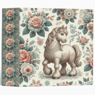 Classeur Les délicieuses floraisons de vintage Pony