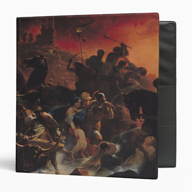 Classeur Les derniers jours de Pompeii (Devant/Intérieur)