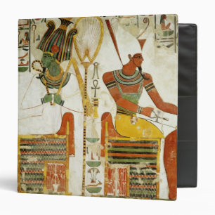 Classeur Les dieux Osiris et Atum, de la tombe de