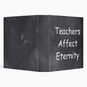 Classeur Les enseignants affectent l'éternité Chalkboard id