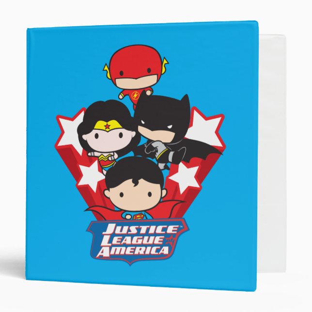 Classeur Les étoiles de la Chibi Justice League of America (Devant/Intérieur)