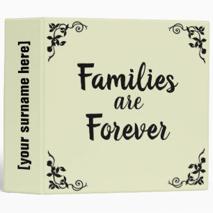 Classeur Les familles sont pour toujours et Cousin Graphiqu