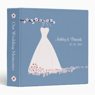 Classeur Les fleurs de cerisier et la robe de mariage sur
