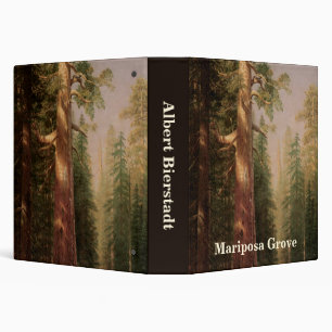 Classeur Les grands arbres, Mariposa Grove, CA par Bierstad