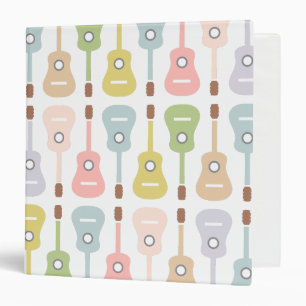 Classeur Les guitares acoustiques au pastel mou  Musician