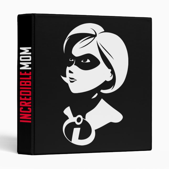 Classeur Les Incroyables 2 | Maman incroyable (Devant/Côté)