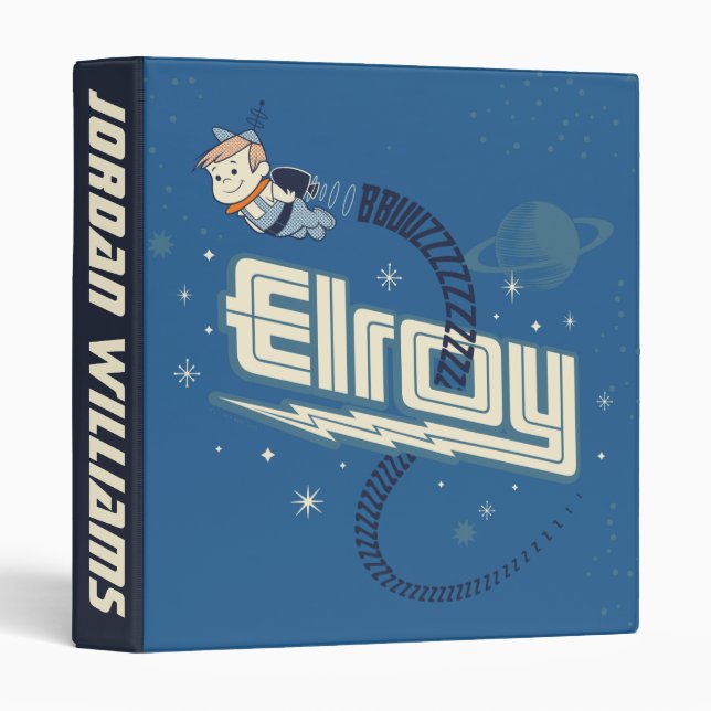 Classeur Les Jetsons | Elroy BBUUZZZZZ | Ajouter Votre Nom (Devant/Côté)