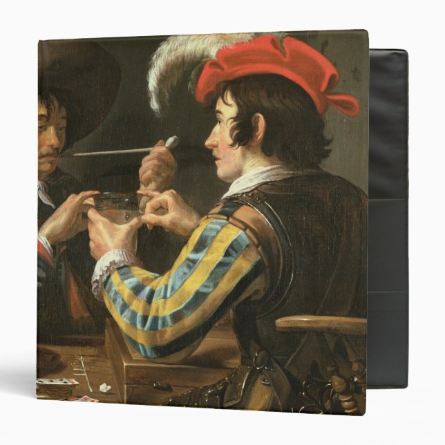 Classeur Les joueurs de carte (Devant/Intérieur)