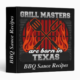 Classeur Les Maîtres Grill Nés Au Texas Sont Personnalisés