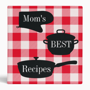 Classeur Les meilleures recettes de maman Rouge Blanc En vi