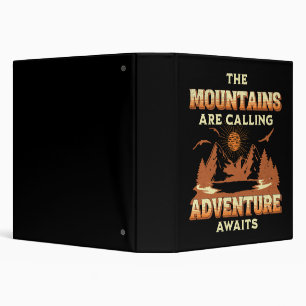 Classeur Les montagnes appellent, l'aventure attend