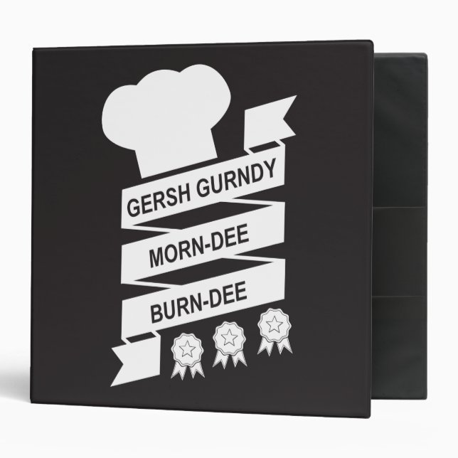 Classeur Les Muppets | Gersh Gurndy Morn-Dee Burndee (Devant/intérieur)