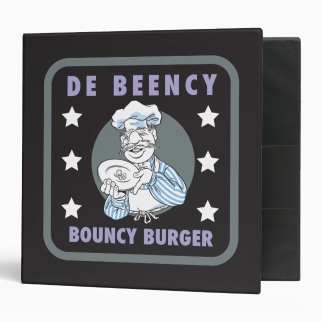 Classeur Les Muppets | Logo De Beency Bouncy Burger (Devant/intérieur)