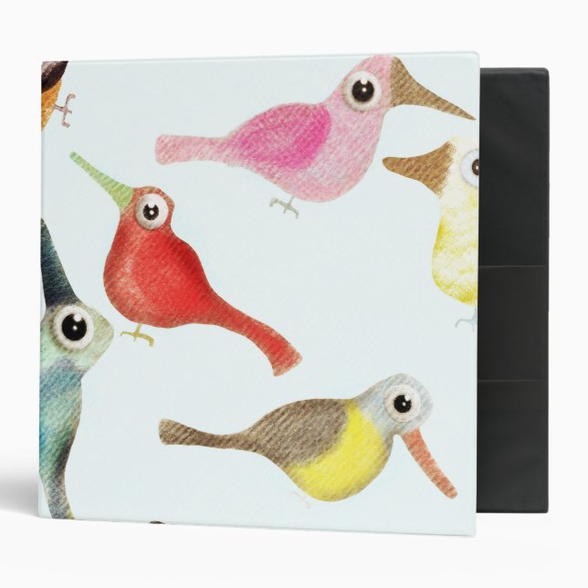 Classeur Les oiseaux (Devant/intérieur)