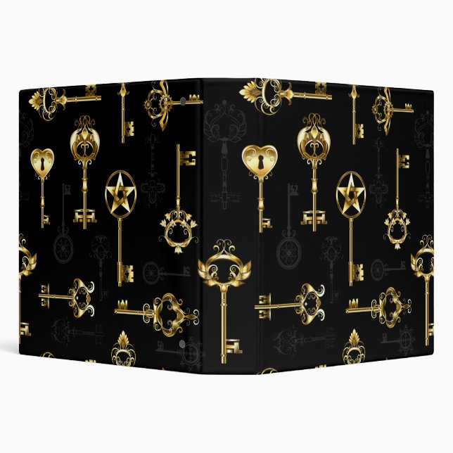 Classeur Les Patters de Seamless avec Golden Keys (Arrière-plan)