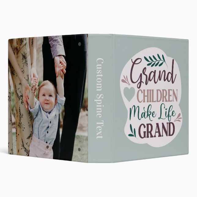 Classeur Les petits-enfants font la vie Grand mignonne Albu (Arrière-plan)