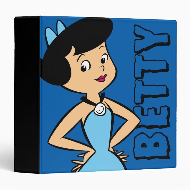 Classeur Les Pierrafeu | Betty Rubble (Devant/Côté)