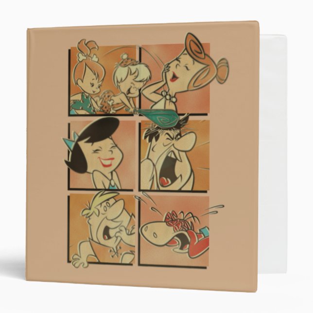 Classeur Les Pierrafeu | Pierres à Repères & Roubles Comiqu (Devant/Intérieur)