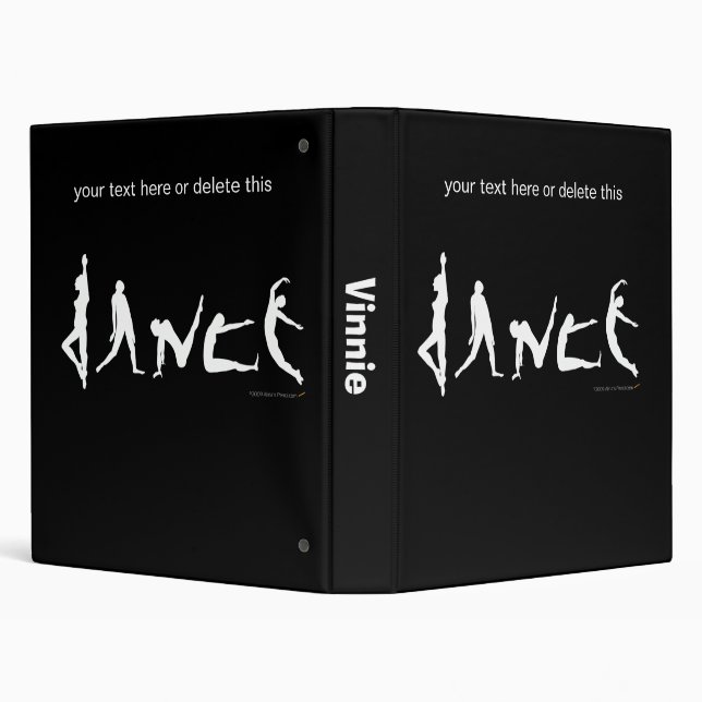 Classeur Les silhouettes de danse de danse dans la danse (Arrière-plan)