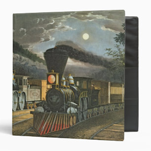 Classeur Les trains rapides de foudre, 1863