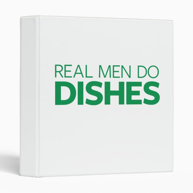 Classeur Les vrais hommes font des plats (Devant/Côté)