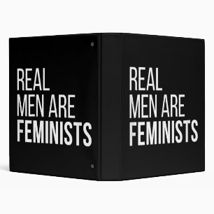 Classeur Les vrais hommes sont des féministes Cadeaux de ci