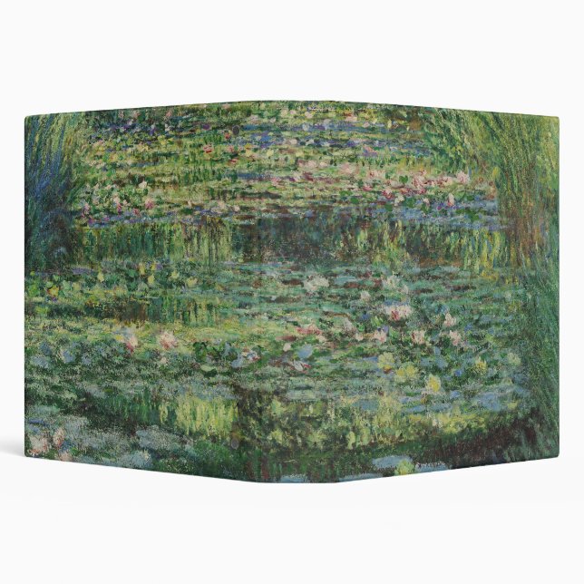 Classeur L'étang À Eau, Peinture À L'Huile Paysagère, Monet (Arrière-plan)
