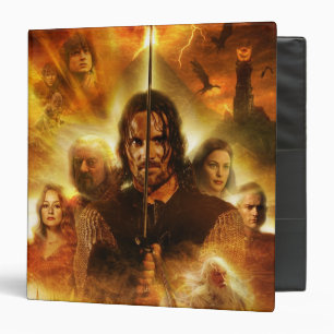 Classeur L'ÉTERNEL DES ANNEAUX : ROTK Aragorn Poster du fil