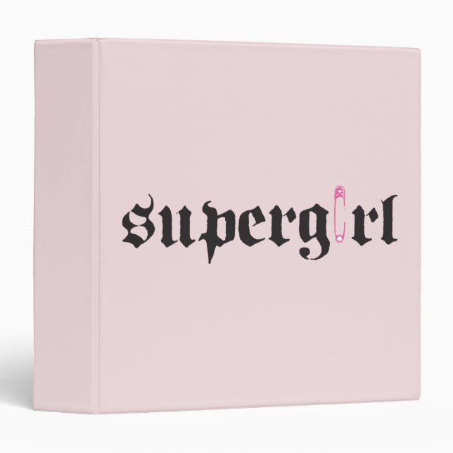 Classeur LETTRE D'ÉCRAN DE SÉCURITÉ Supergirl (Devant/Côté)