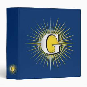 Classeur Lettre G - symbole maçonnique