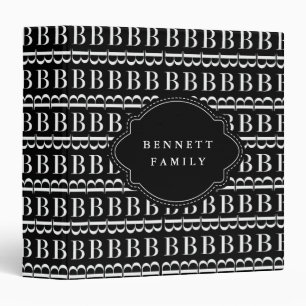 CLASSEUR LETTRE INITIALE MONOGRAPHIQUE B