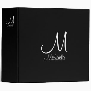 Classeur Lettre initiale monographique personnalisée Modèle
