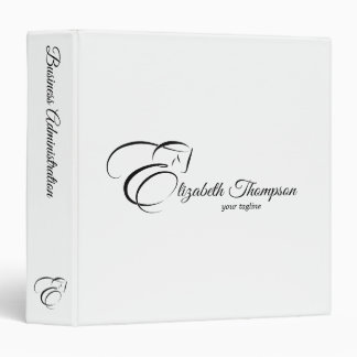 Classeur Lettre monogramme E Horse