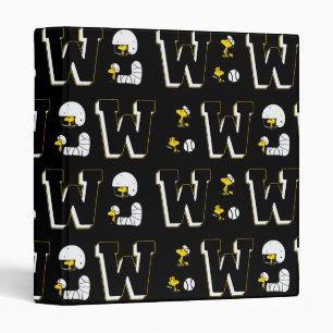 Classeur Lettre sport Woodstock Varsity Motif