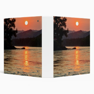 Classeur Lever de soleil étonnant sur la rivière Katun Phot