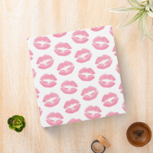 Classeur Lèvres Roses, Motif De Lèvres, Rouge Rose, Baiser
