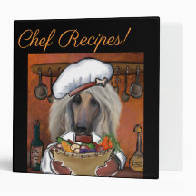 Lévrier Afghan Chef