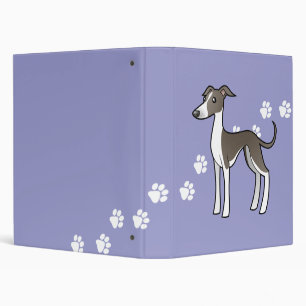 Classeur Lévrier de bande dessinée/whippet/lévrier itali
