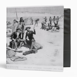 Classeur Lewis et Clark à la bouche de la Colombie