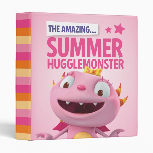 Classeur L'Extraordinaire Hugglemonster d'été (Devant/Côté)