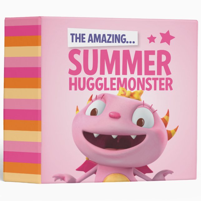 Classeur L'Extraordinaire Hugglemonster d'été (Devant/Côté)