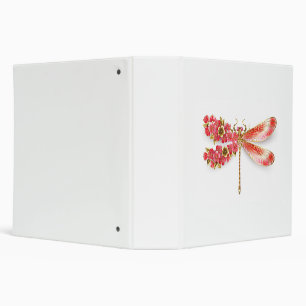 Classeur libellule de fleurs avec sakura de bijoux
