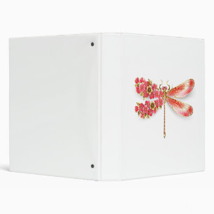 Classeur libellule de fleurs avec sakura de bijoux