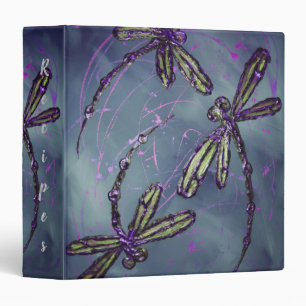 Classeur Libellule Violet Nuit Flit