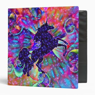 Classeur LICORNE DE L'UNIVERS multicolore
