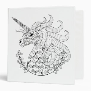 Classeur Licorne inspirée