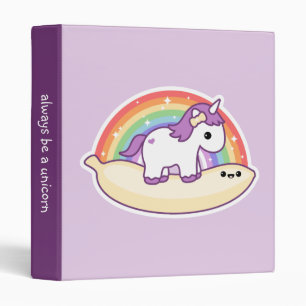 Classeur Licorne mignonne de banane