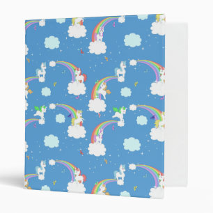 Classeur Licornes et arcs-en-ciel mignons